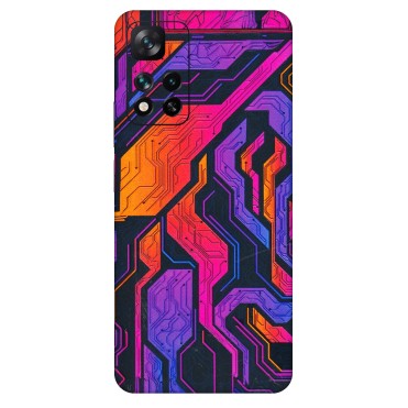Xiaomi Redmi Phone Skins (All Models) - Tech Circuits Futuristic - 3D Embossed Finish (L-07) Mi 11i 5G