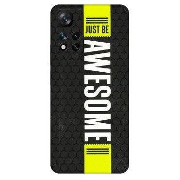 Xiaomi Redmi Phone Skins (All Models) - Just Be Awesome - 3D Embossed Finish (L-101) Mi 11i 5G