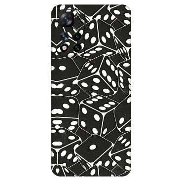 Xiaomi Redmi Phone Skins (All Models) - Big Black Dices - 3D Embossed Finish (L-106) Mi 11i 5G