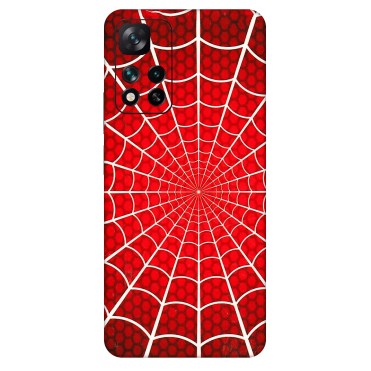Xiaomi Redmi Phone Skins (All Models) - Classic Spidey Web - 3D Embossed Finish (L-115) Mi 11i 5G