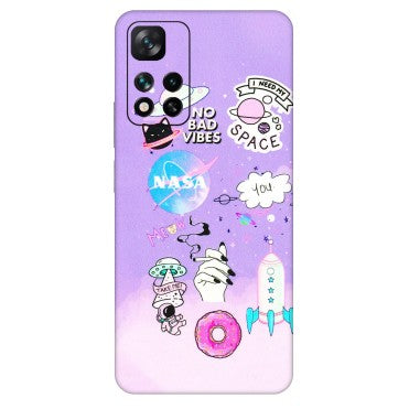 Xiaomi Redmi Phone Skins (All Models) - I Need My Nasa   Skin - 3D Embossed Finish (L-149) Mi 11i 5G