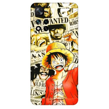 Xiaomi Redmi Phone Skins (All Models) - Luffy Anime - 3D Embossed Finish (L-177) Mi 11i 5G