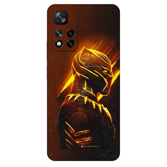 Xiaomi Redmi Phone Skins (All Models) - Gold Black Panther - 3D Embossed Finish (L-181) Mi 11i 5G