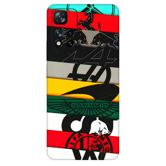 Xiaomi Redmi Phone Skins (All Models) - Multi Designer Brands - 3D Embossed Finish (L-187) Mi 11i 5G