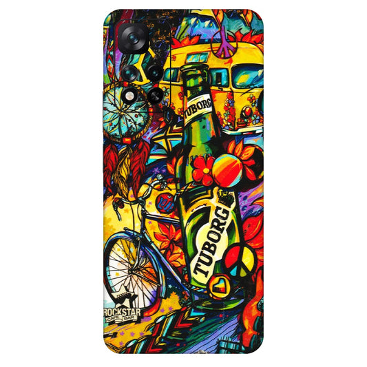 Xiaomi Redmi Phone Skins (All Models) - Cool Beer Bottle - 3D Embossed Finish (L-193) Mi 11i 5G