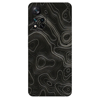 Xiaomi Redmi Phone Skins (All Models) - Black Swirl - 3D Embossed Finish (L-196) Mi 11i 5G