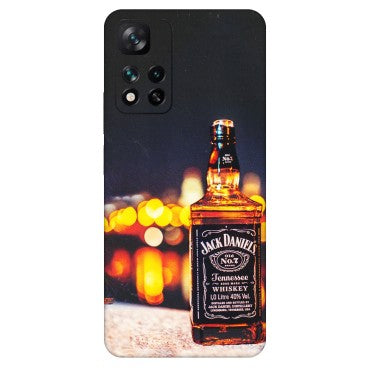 Xiaomi Redmi Phone Skins (All Models) - JD Whiskey Bottle - 3D Embossed Finish (L-20) Mi 11i 5G