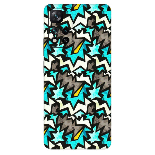 Xiaomi Redmi Phone Skins (All Models) - Funky Zig Zag - 3D Embossed Finish (L-223) Mi 11i 5G