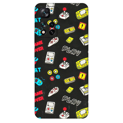 Xiaomi Redmi Phone Skins (All Models) - Gaming Doodles - 3D Embossed Finish (L-224) Mi 11i 5G