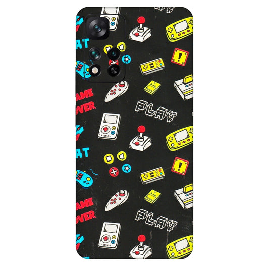 Xiaomi Redmi Phone Skins (All Models) - Gaming Doodles - 3D Embossed Finish (L-224) Mi 11i 5G