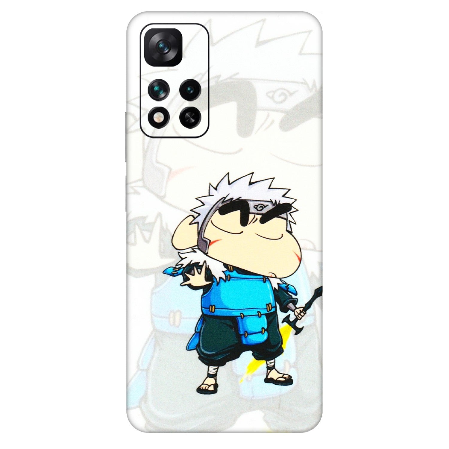Xiaomi Redmi Phone Skins (All Models) - Angry Young Shinchan - 3D Embossed Finish (L-226) Mi 11i 5G