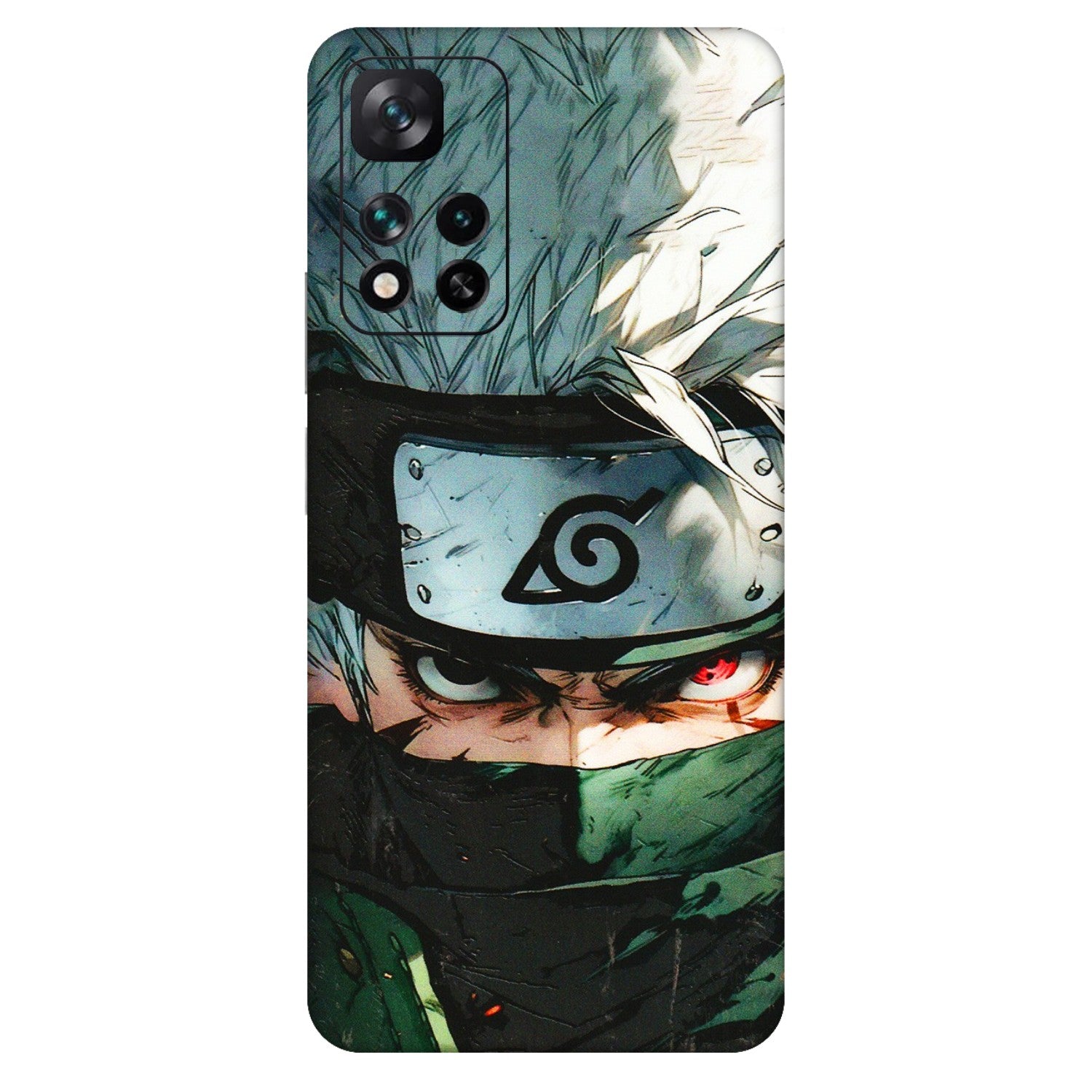 Xiaomi Redmi Phone Skins (All Models) - Kakashi Red Eye Focus - 3D Embossed Finish (L-227) Mi 11i 5G