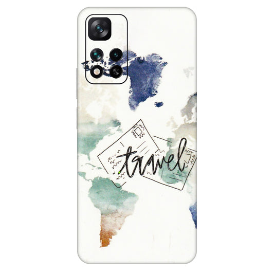 Xiaomi Redmi Phone Skins (All Models) - Travel The World - 3D Embossed Finish (L-232) Mi 11i 5G