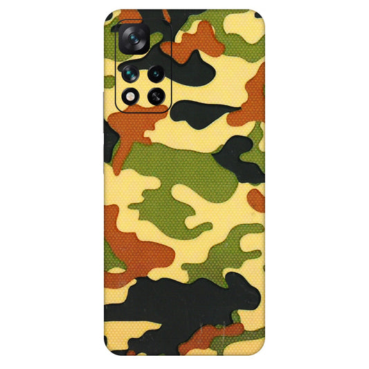 Xiaomi Redmi Phone Skins (All Models) - Indian Military - 3D Embossed Finish (L-234) Mi 11i 5G