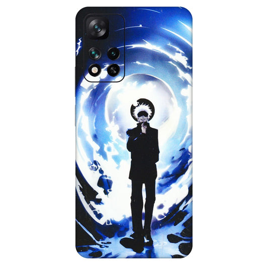 Xiaomi Redmi Phone Skins (All Models) - Satoru Gojo Dark Blue - 3D Embossed Finish (L-235) Mi 11i 5G