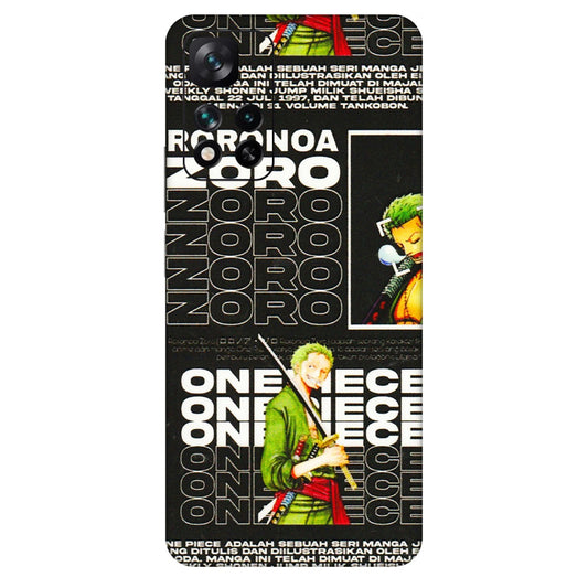 Xiaomi Redmi Phone Skins (All Models) - One Piece Zoro - 3D Embossed Finish (L-250) Mi 11i 5G