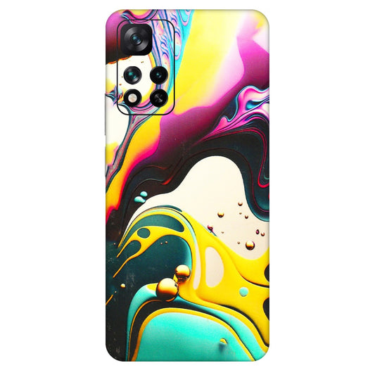 Xiaomi Redmi Phone Skins (All Models) - Multicolor Abstract pattern - 3D Embossed Finish (L-254) Mi 11i 5G