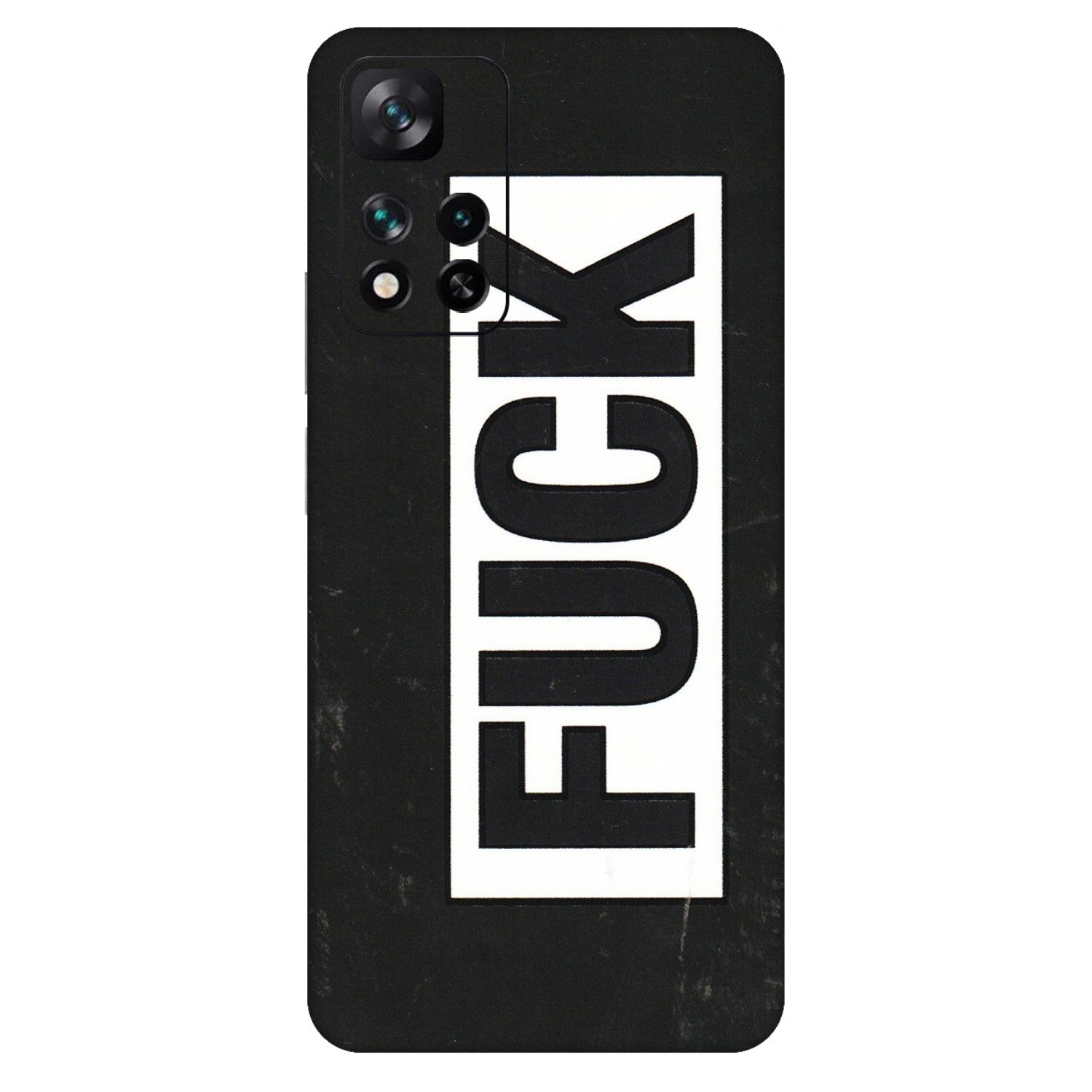 Xiaomi Redmi Phone Skins (All Models) - The F Word - 3D Embossed Finish (L-255) Mi 11i 5G