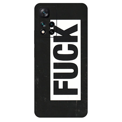 Xiaomi Redmi Phone Skins (All Models) - The F Word - 3D Embossed Finish (L-255) Mi 11i 5G