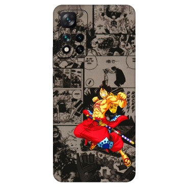 Xiaomi Redmi Phone Skins (All Models) - One Piece Rocket Punch Manga - 3D Embossed Finish (L-25) Mi 11i 5G