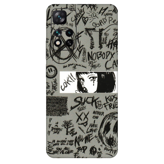 Xiaomi Redmi Phone Skins (All Models) - Never Have Love Anime - 3D Embossed Finish (L-260) Mi 11i 5G