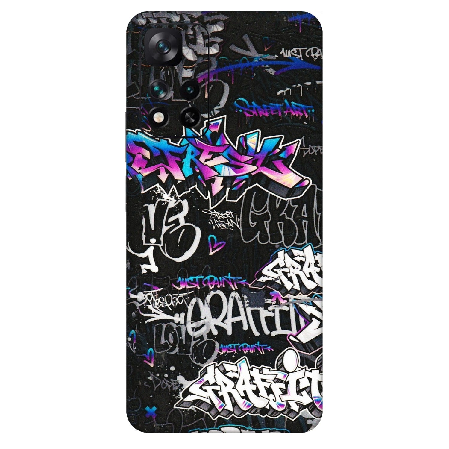 Xiaomi Redmi Phone Skins (All Models) - Graffiti Killer - 3D Embossed Finish (L-274) Mi 11i 5G