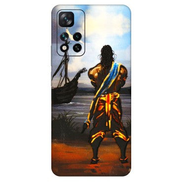 Xiaomi Redmi Phone Skins (All Models) - Heavenly God Figure - 3D Embossed Finish (L-34) Mi 11i 5G