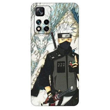 Xiaomi Redmi Phone Skins (All Models) - Kakashi Hatake Naruto Anime - 3D Embossed Finish (L-46) Mi 11i 5G