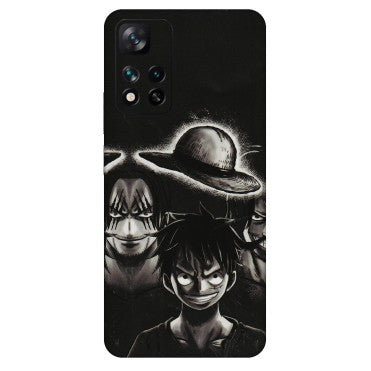 Xiaomi Redmi Phone Skins (All Models) - Black Luffy Hat - 3D Embossed Finish (L-57) Mi 11i 5G