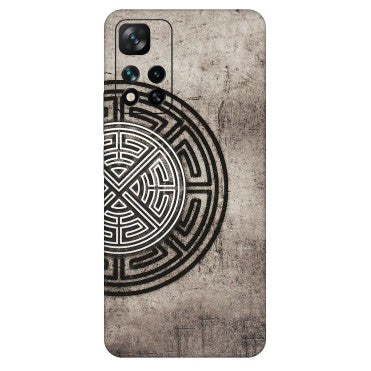 Xiaomi Redmi Phone Skins (All Models) - Mysterious Circular Design - 3D Embossed Finish (L-63) Mi 11i 5G
