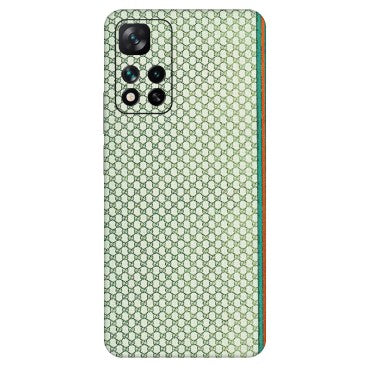Xiaomi Redmi Phone Skins (All Models) - Gucci Fabric Pattern - 3D Embossed Finish (L-73) Mi 11i 5G