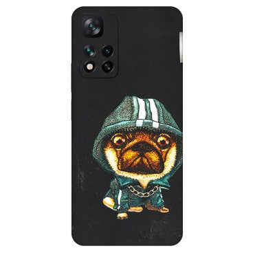 Xiaomi Redmi Phone Skins (All Models) - Puppy N Hoodie - 3D Embossed Finish (L-90) Mi 11i 5G
