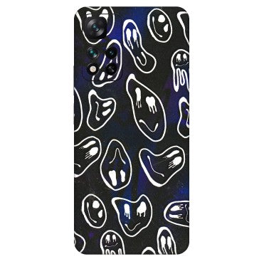 Xiaomi Redmi Phone Skins (All Models) - Distorted Smileys - 3D Embossed Finish (L-92) Mi 11i 5G