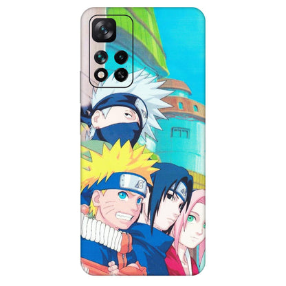 Xiaomi Redmi Phone Skins (All Models) - Team Minato And Kakashi - Matte Finish (M-101) Mi 11i 5G