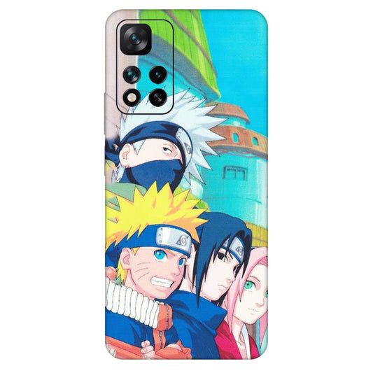 Xiaomi Redmi Phone Skins (All Models) - Team Minato And Kakashi - Matte Finish (M-101) Mi 11i 5G
