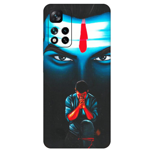 Xiaomi Redmi Phone Skins (All Models) - Mahakal Bhakt - Matte Finish (M-112) Mi 11i 5G