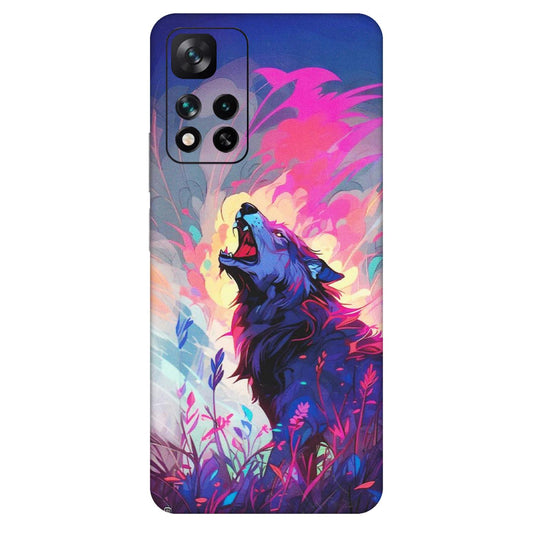 Xiaomi Redmi Phone Skins (All Models) - New Wild Wolf Abstract - Matte Finish (M-125) Mi 11i 5G