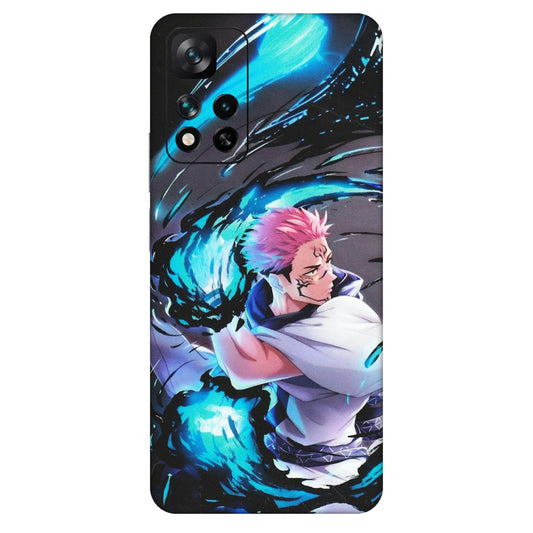 Xiaomi Redmi Phone Skins (All Models) - New Jujutsu Kaisen Grey Blue Anime - Matte Finish (M-127) Mi 11i 5G