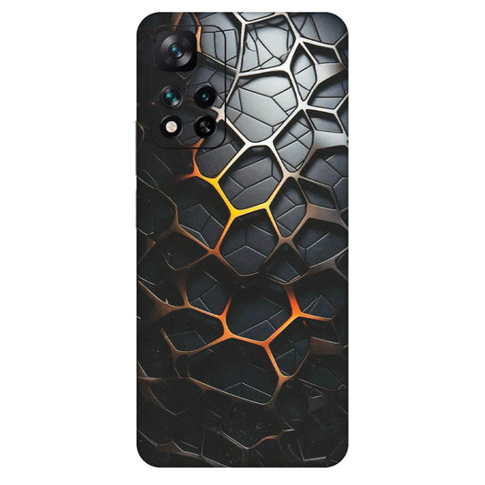 Xiaomi Redmi Phone Skins (All Models) - New Abstract Graphite Tiles - Matte Finish (M-130) Mi 11i 5G