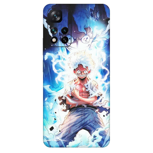Xiaomi Redmi Phone Skins (All Models) - Blue Thunder Luffy Anime - Matte Finish (M-132) Mi 11i 5G