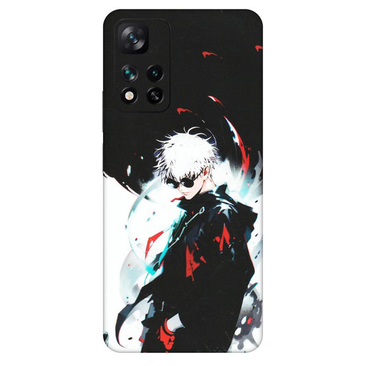 Xiaomi Redmi Phone Skins (All Models) - Gojo Powerful Charater Kaisen Anime - Matte Finish (M-144) Mi 11i 5G