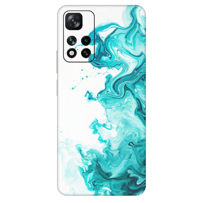 Xiaomi Redmi Phone Skins (All Models) - Sky Blue Abstract Colour - Matte Finish (M-146) Mi 11i 5G