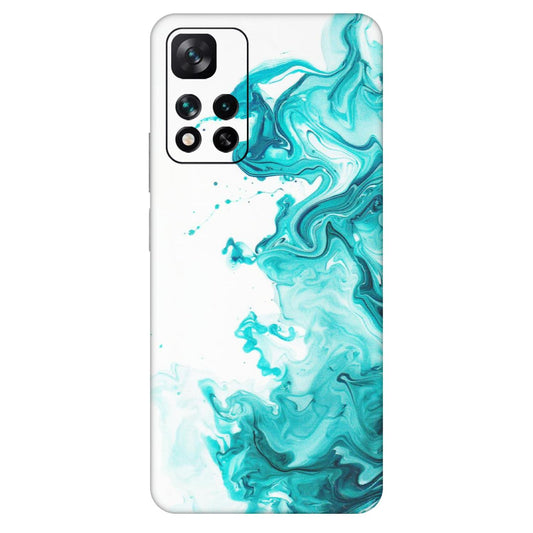 Xiaomi Redmi Phone Skins (All Models) - Sky Blue Abstract Colour - Matte Finish (M-146) Mi 11i 5G