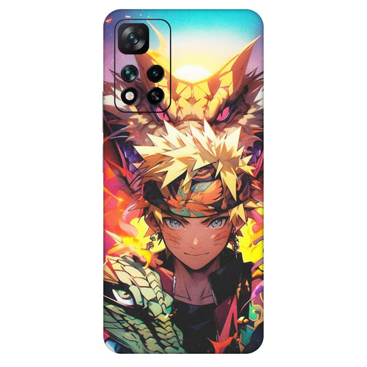 Xiaomi Redmi Phone Skins (All Models) - Angry Naruto Anime - Matte Finish (M-148) Mi 11i 5G