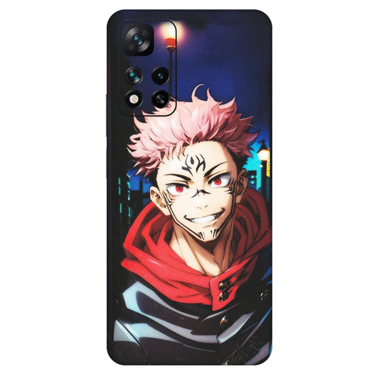 Xiaomi Redmi Phone Skins (All Models) - Yuji Itadori Funny Face Anime - Matte Finish (M-152) Mi 11i 5G