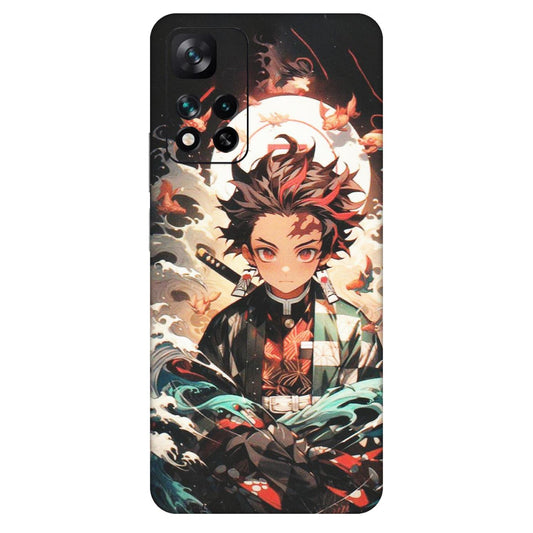 Xiaomi Redmi Phone Skins (All Models) - Tanjiro Demon Slayer Anime - Matte Finish (M-158) Mi 11i 5G