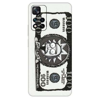 Xiaomi Redmi Phone Skins (All Models) - Rick And Morty Hundred Dollar Anime - Matte Finish (M-161) Mi 11i 5G