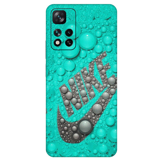 Xiaomi Redmi Phone Skins (All Models) - Shoe Brand Bubbles - Matte Finish (M-42) Mi 11i 5G