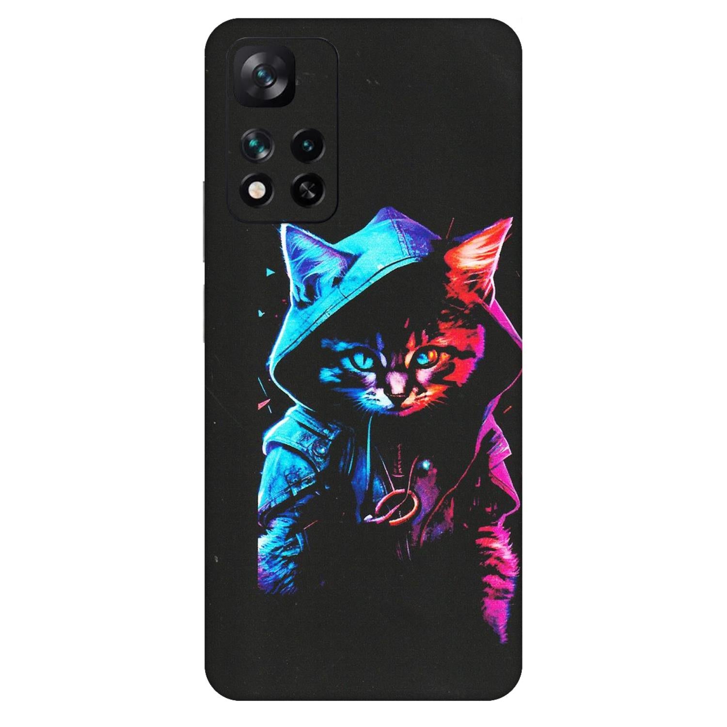 Xiaomi Redmi Phone Skins (All Models) - Cyberpunk Cat - Matte Finish (M-45) Mi 11i 5G