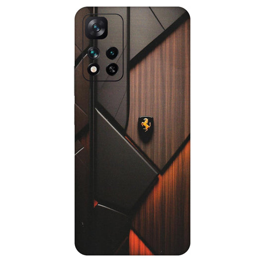 Xiaomi Redmi Phone Skins (All Models) - Lambo Beauty Wood Pattern Sober - Matte Finish (M-51) Mi 11i 5G
